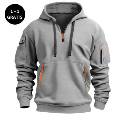 Stylish Hooded Pullover Sweatshirt in Various Colors for Men and Women - Premium Polyester Comfort and Modern Design