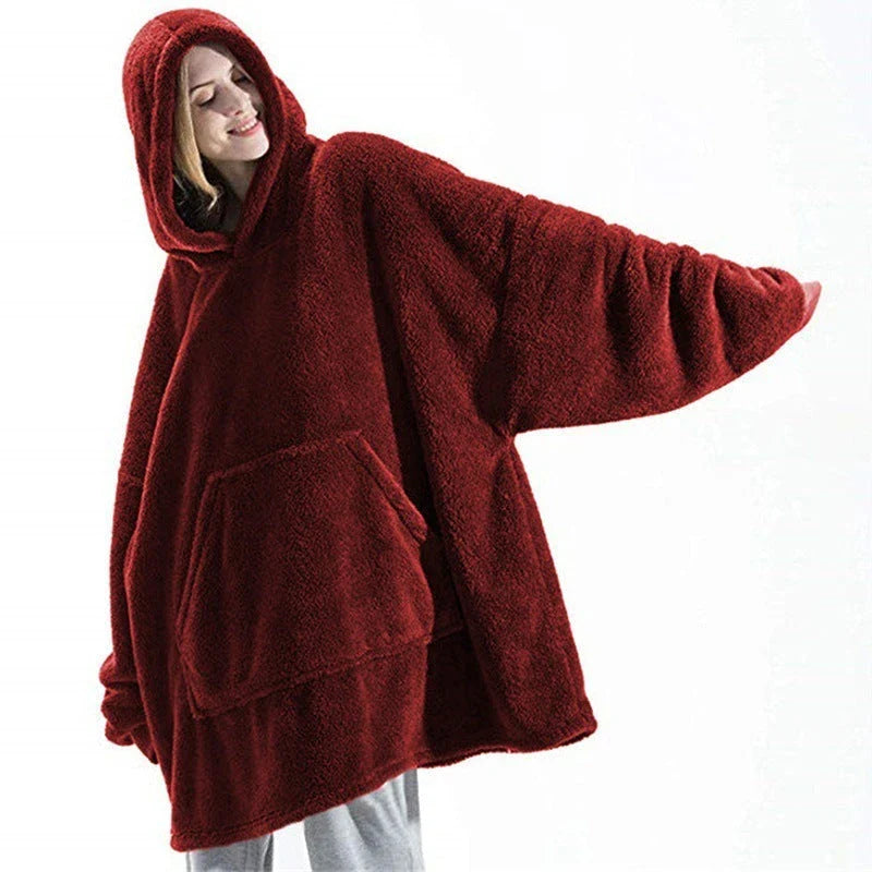 Cozy and comfortable hooded sweatshirt with spacious front pocket, available in a variety of classic colors