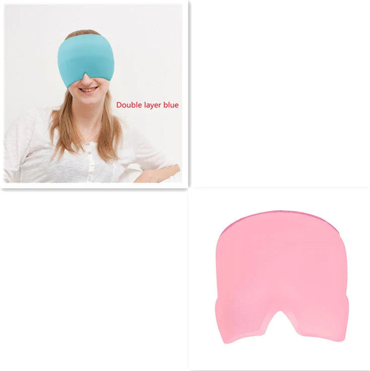 Soothing Ice Eye Mask for Headache Relief - Cooling Therapy for Relaxation