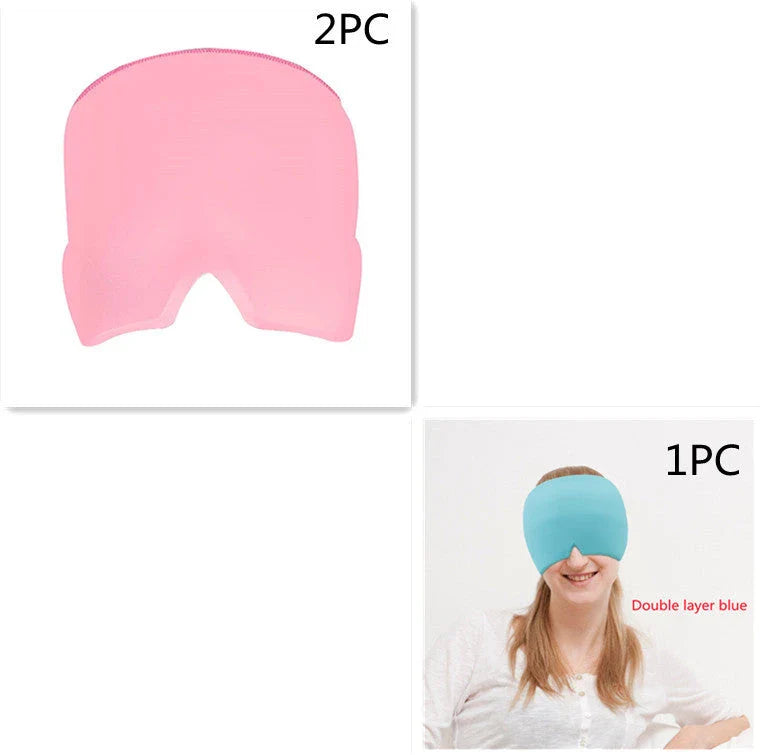 Soothing Ice Eye Mask for Headache Relief - Cooling Therapy for Relaxation