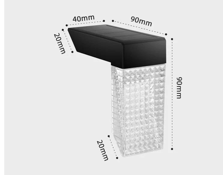 Waterproof Solar Deck Lights - Bright Outdoor Stair and Fence Lighting