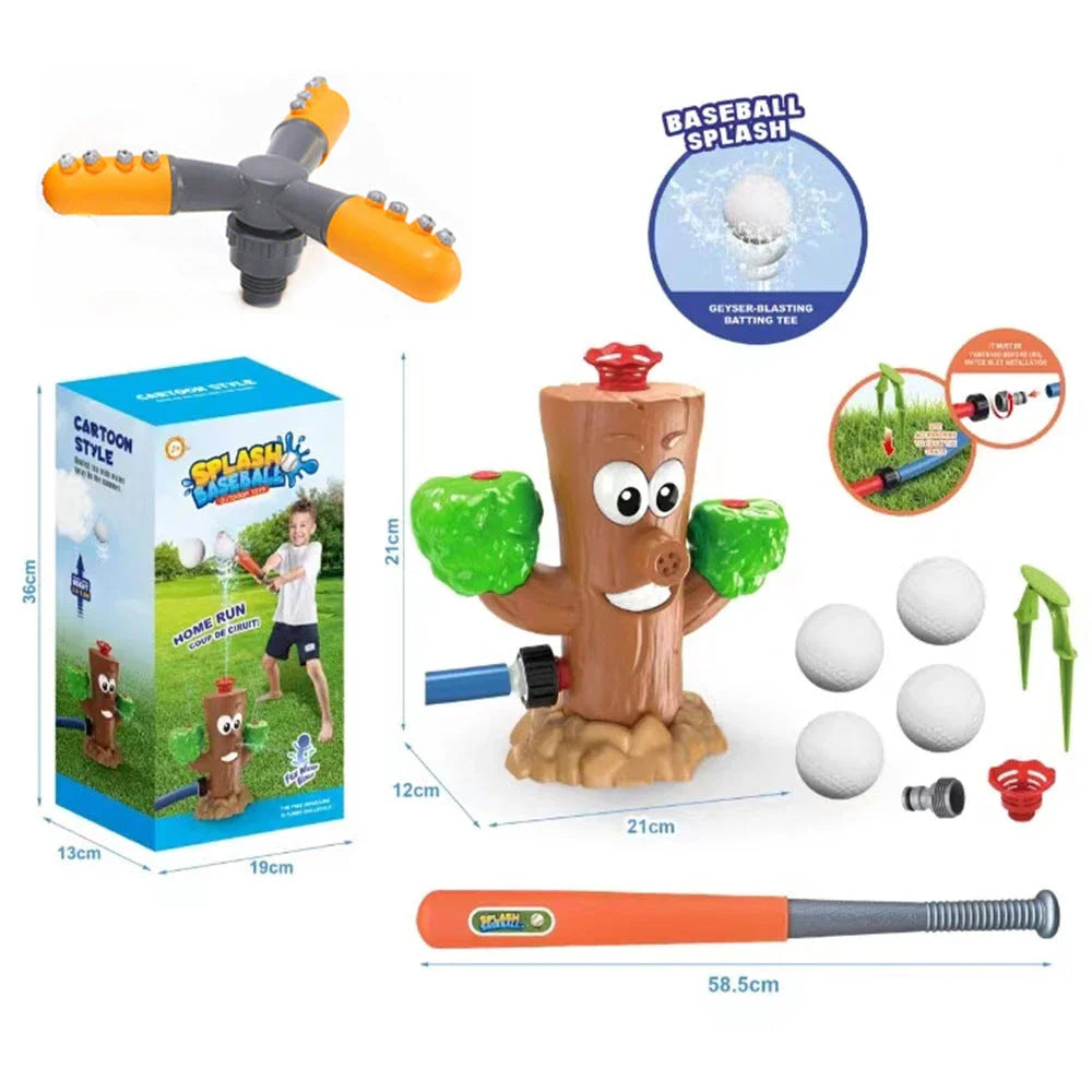 Playful backyard water sprinkler with adorable cactus design, perfect for summer fun and outdoor entertainment