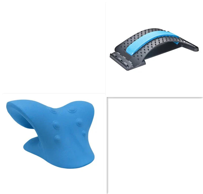 Ergonomic neck massager with smooth-rolling balls for relieving muscle tension and promoting relaxation