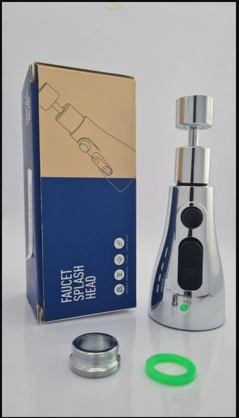 Versatile Pressurized Faucet Sprayer with 360-degree rotation, anti-splash, and water-saving features