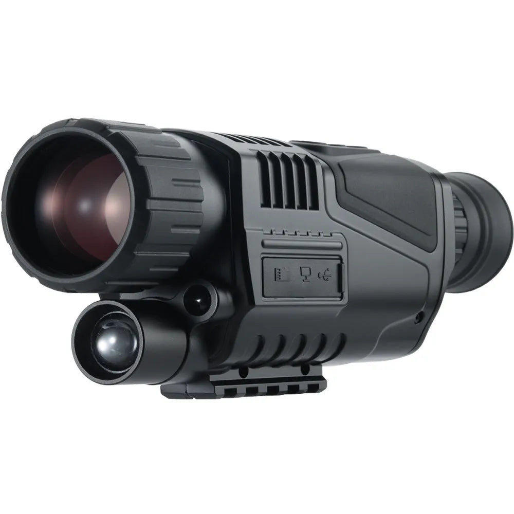 Infrared digital night vision telescope with rubber-coated body and 40mm lens for outdoor use