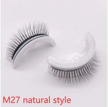 Glamorous 3D mink-inspired false eyelashes in various styles and packaging