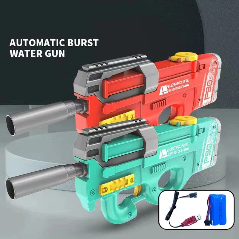 Powerful Shark-Inspired Water Blaster with High-Pressure Water Stream, Durable ABS Plastic Construction, and Innovative Design for Outdoor Fun