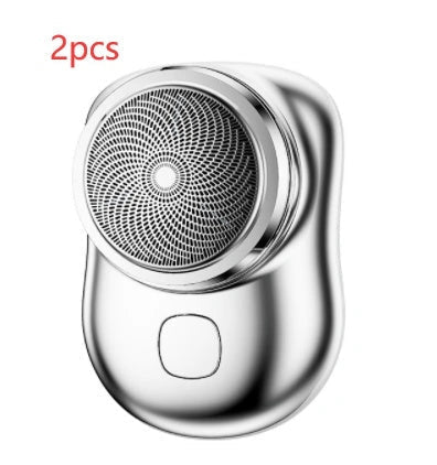 Compact, cordless electric razor with premium aluminium body and powerful 6,600 rpm motor for a smooth, painless shave