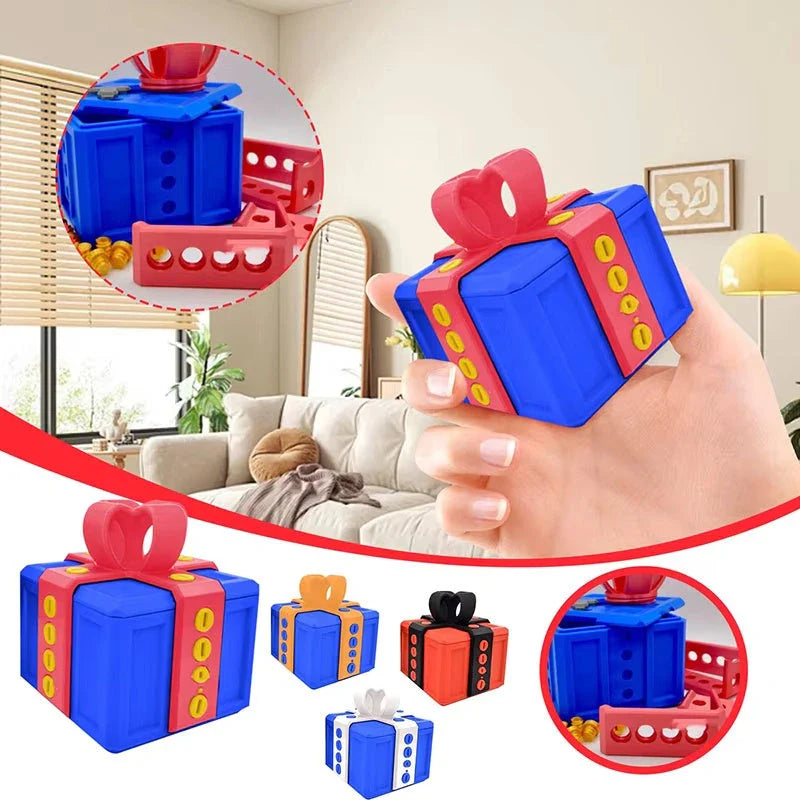 A unique 3D gift box with intricate details and a playful design, perfect for adding a touch of humor and personality to your gift-giving.