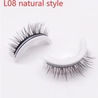 Glamorous 3D mink-inspired false eyelashes in various styles and packaging