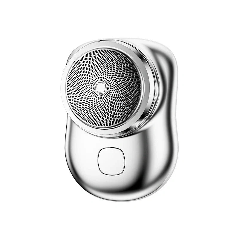 Compact, cordless electric razor with premium aluminium body and powerful 6,600 rpm motor for a smooth, painless shave