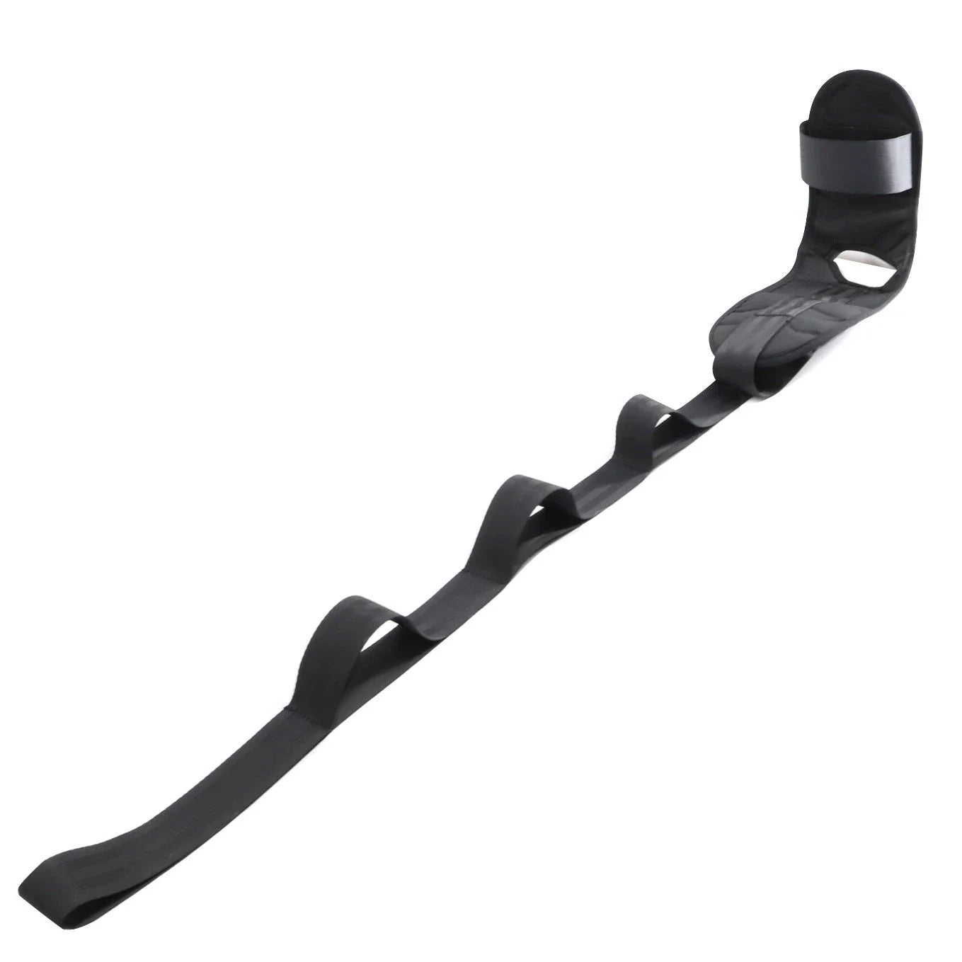 Premium leg and foot stretcher with multi-loop design for personalized stretching and plantar fasciitis relief