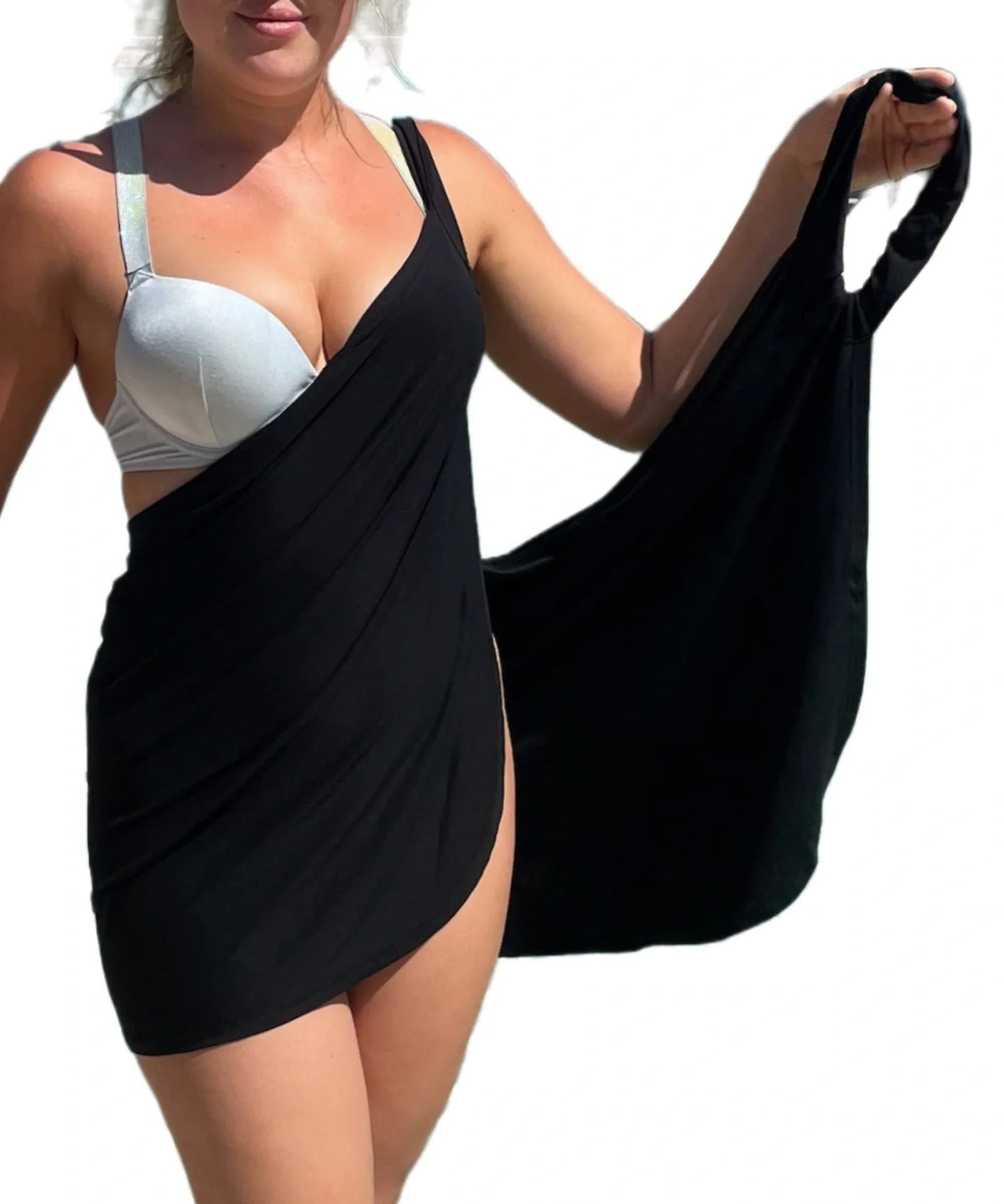 Elegant plus size backless one-piece swimsuit for women in various colours