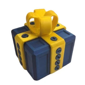 A unique 3D gift box with intricate details and a playful design, perfect for adding a touch of humor and personality to your gift-giving.