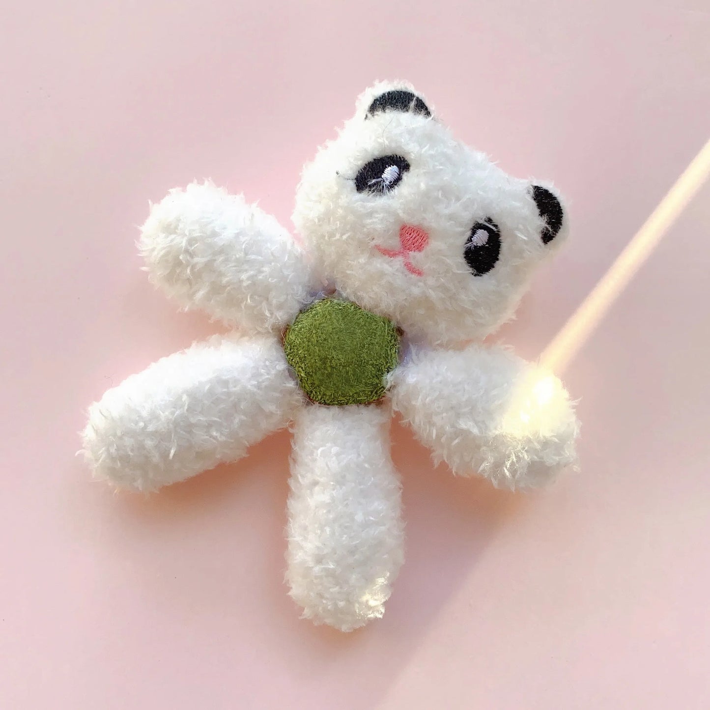 Edible catnip ball chewing toy in character design for indoor cats