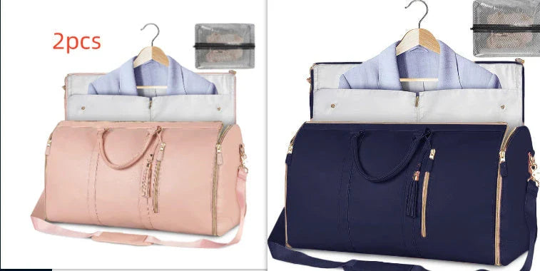 Stylish and durable carry-on travel bag with convenient organization pockets and versatile storage options
