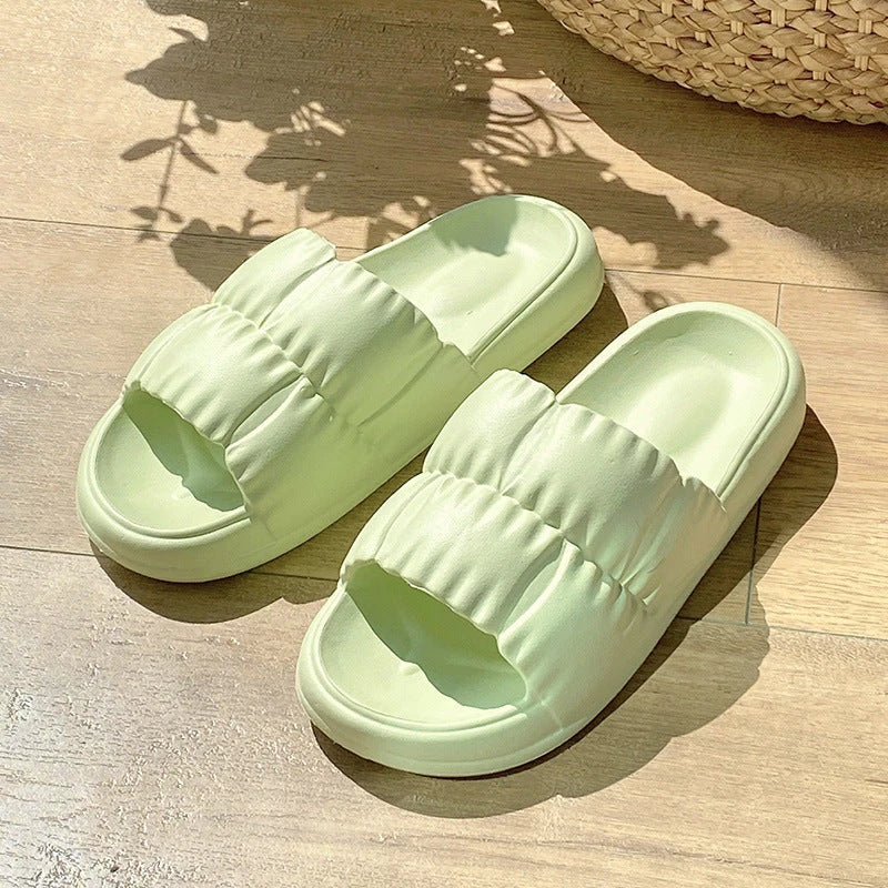 Stylish and comfortable bathroom slippers with a variety of vibrant color options, featuring a durable, waterproof, and anti-slip sole for all-day wear.