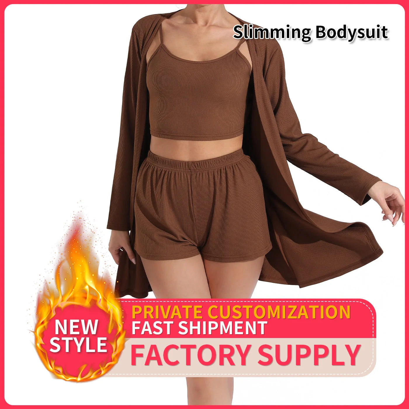 Elegant solid colour women's bodysuit in black and coffee, perfect for any occasion