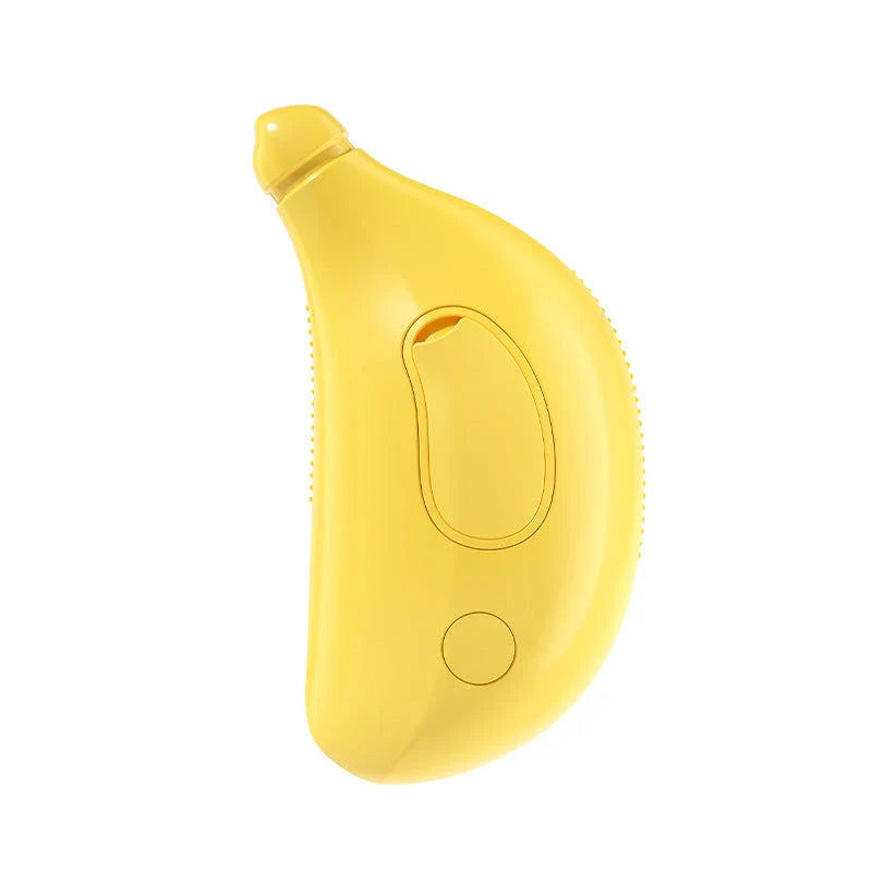 A versatile 3-in-1 pet grooming brush with steamy massage and hair removal features, perfect for cats and dogs.