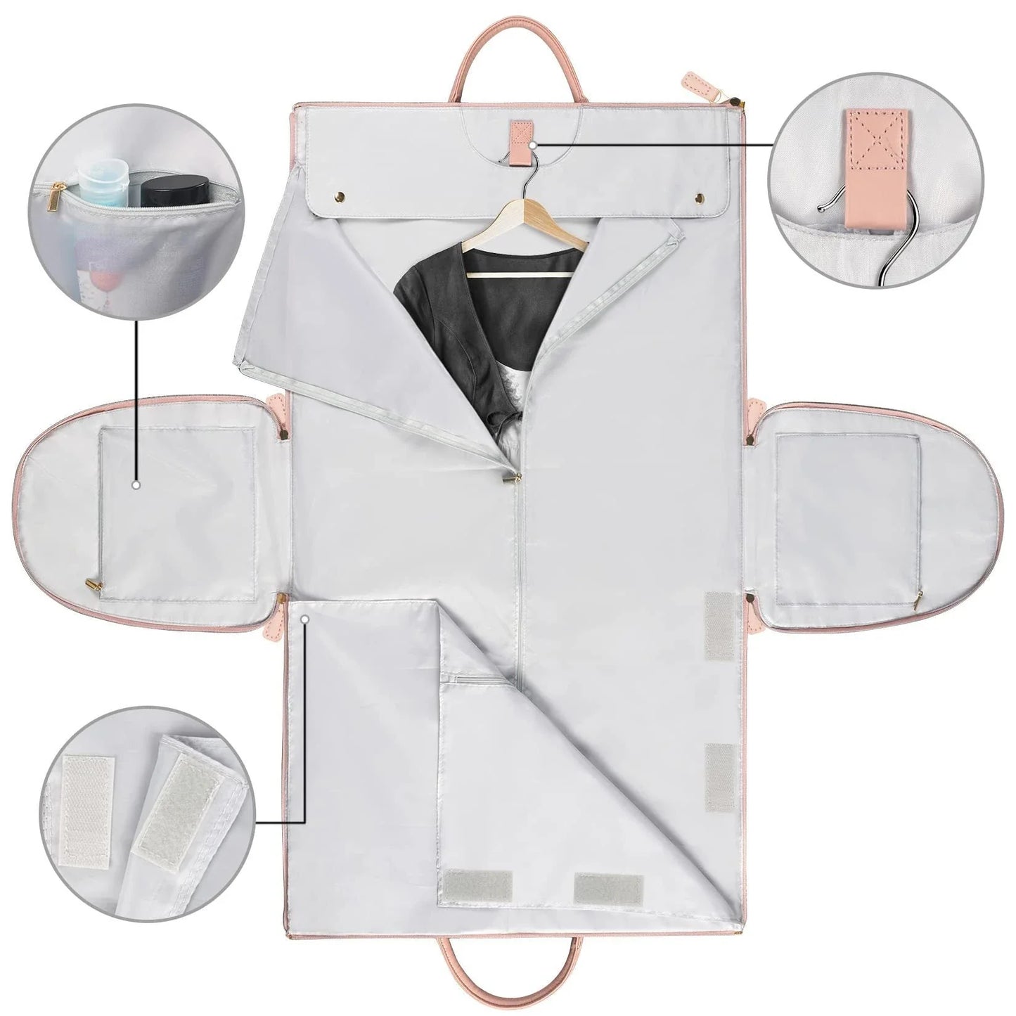 Stylish and durable carry-on travel bag with convenient organization pockets and versatile storage options
