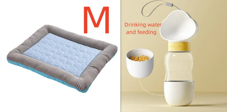 Cooling Pet Bed - Relieve Summer Heat for Dogs & Cats with High-Tech Cooling Cloth