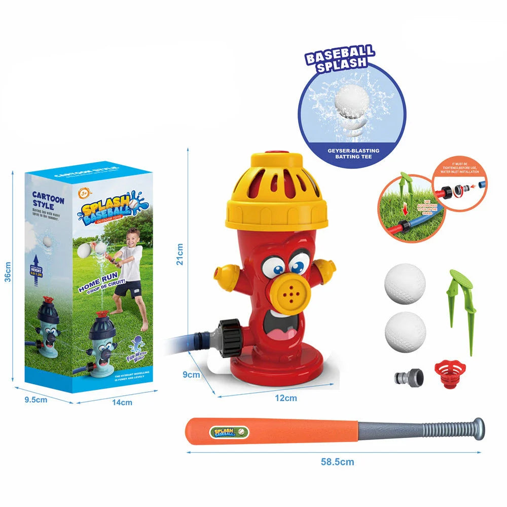 Playful backyard water sprinkler with adorable cactus design, perfect for summer fun and outdoor entertainment