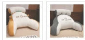 A cozy lumbar support cushion with a soft, breathable design for comfortable back and posture support