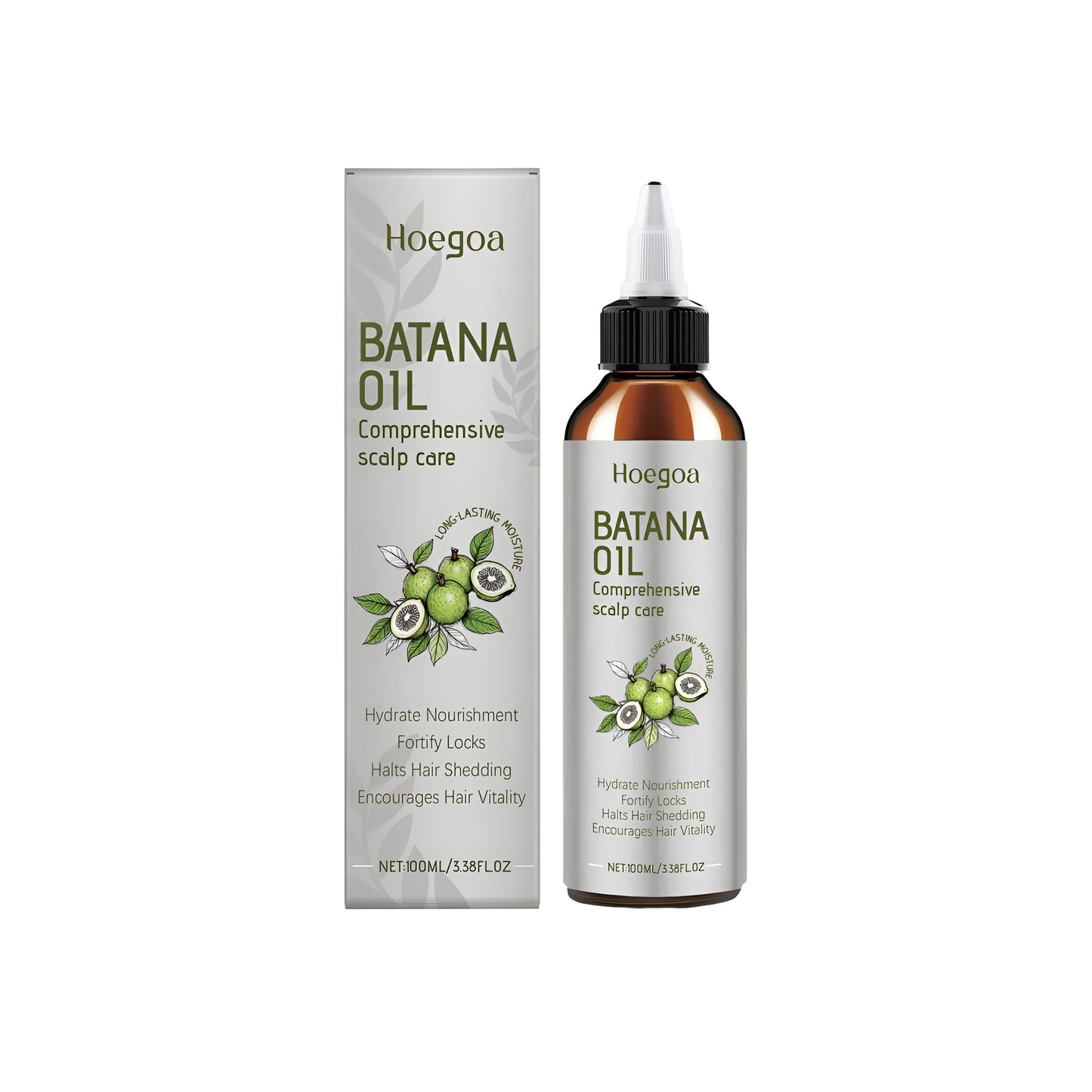 100ml bottle of Platthana Hair Care Oil with ginger and rosemary.