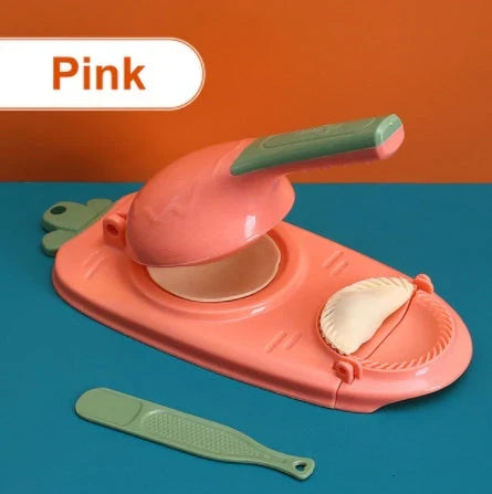 Ergonomic dumpling press tool made of food-grade plastic for easy and convenient homemade dumplings