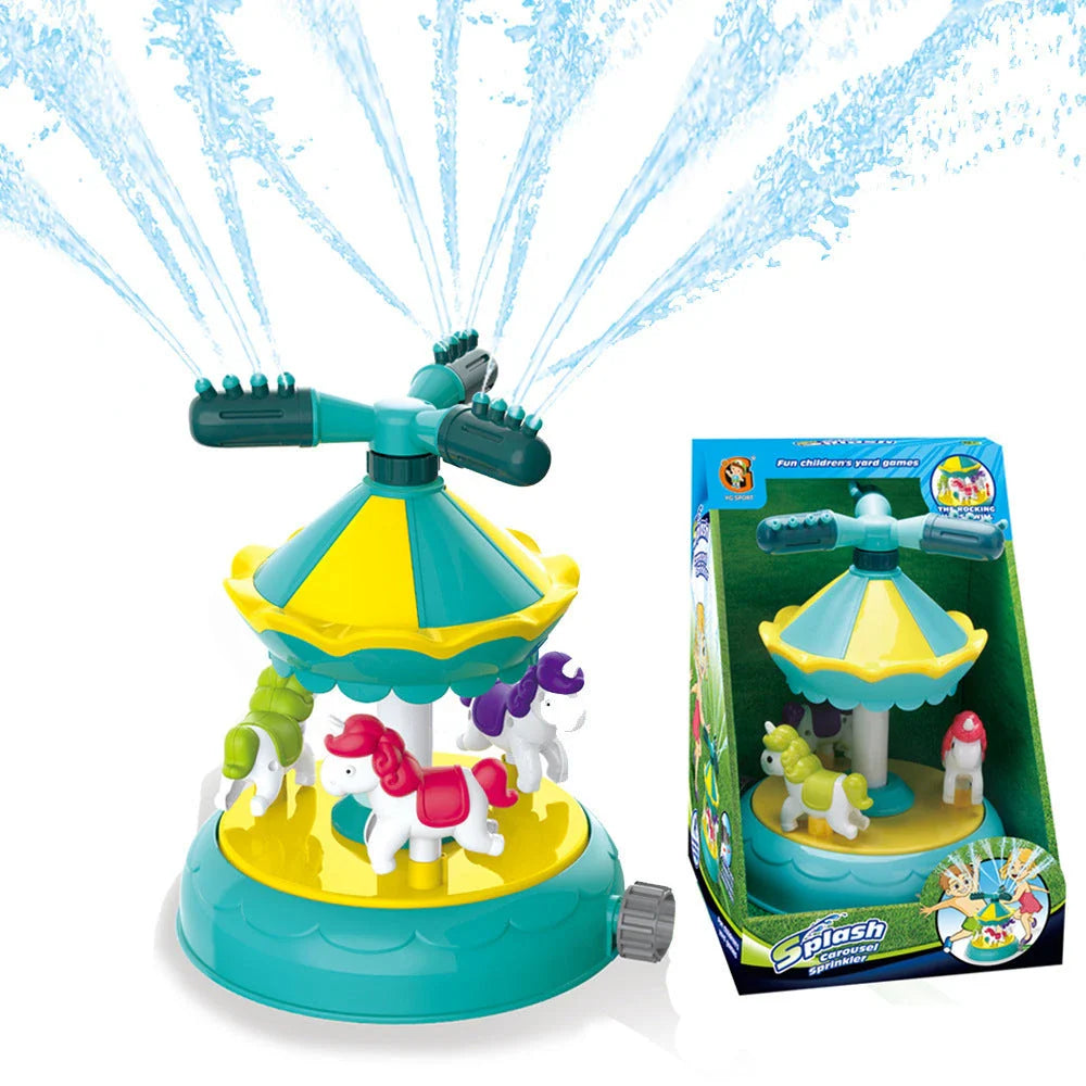 Playful backyard water sprinkler with adorable cactus design, perfect for summer fun and outdoor entertainment
