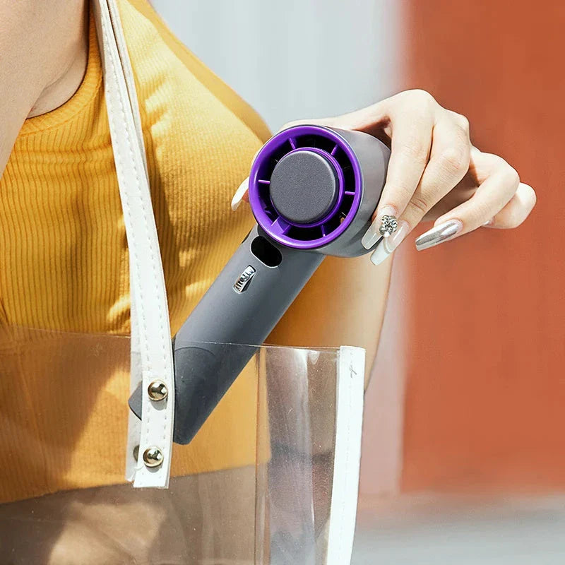 Homeenjoy_UK Powerful Portable Handheld Turbine Fan with Cooling System