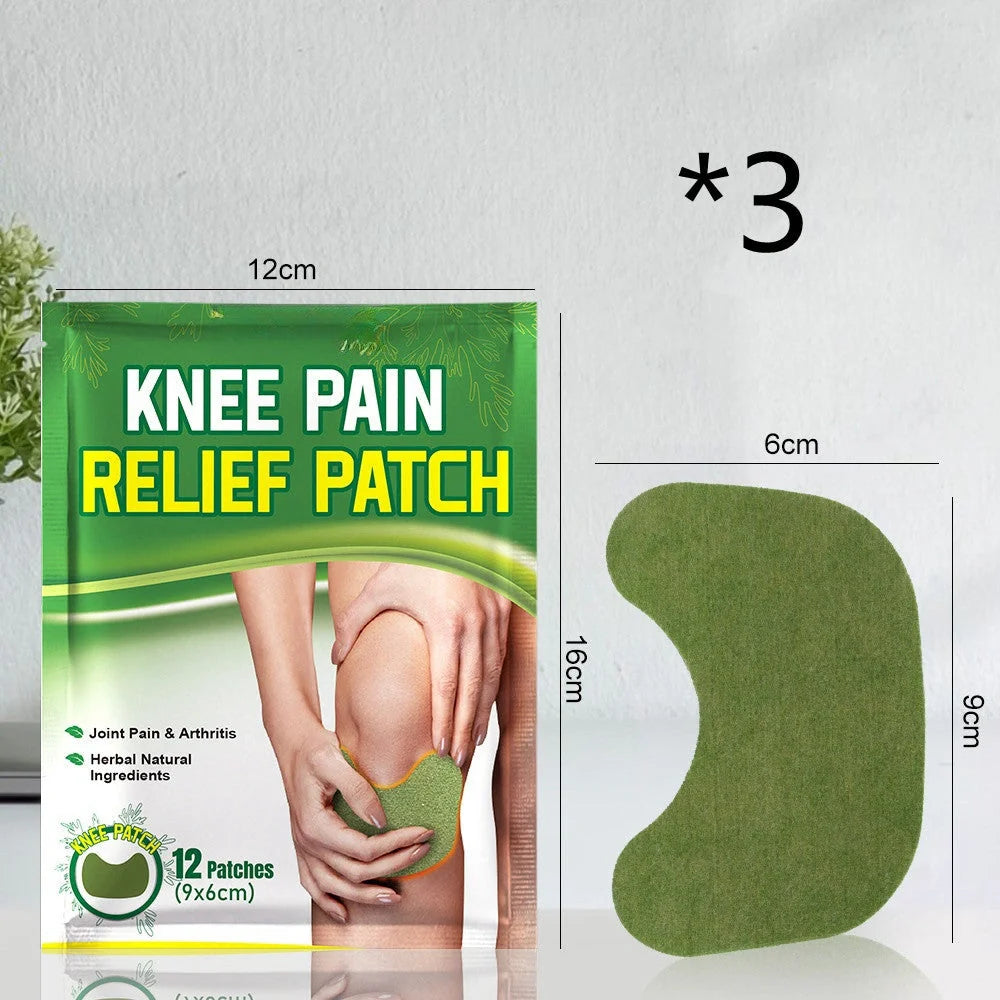 Herbal Self-Heating Knee Plaster for natural pain relief and joint care