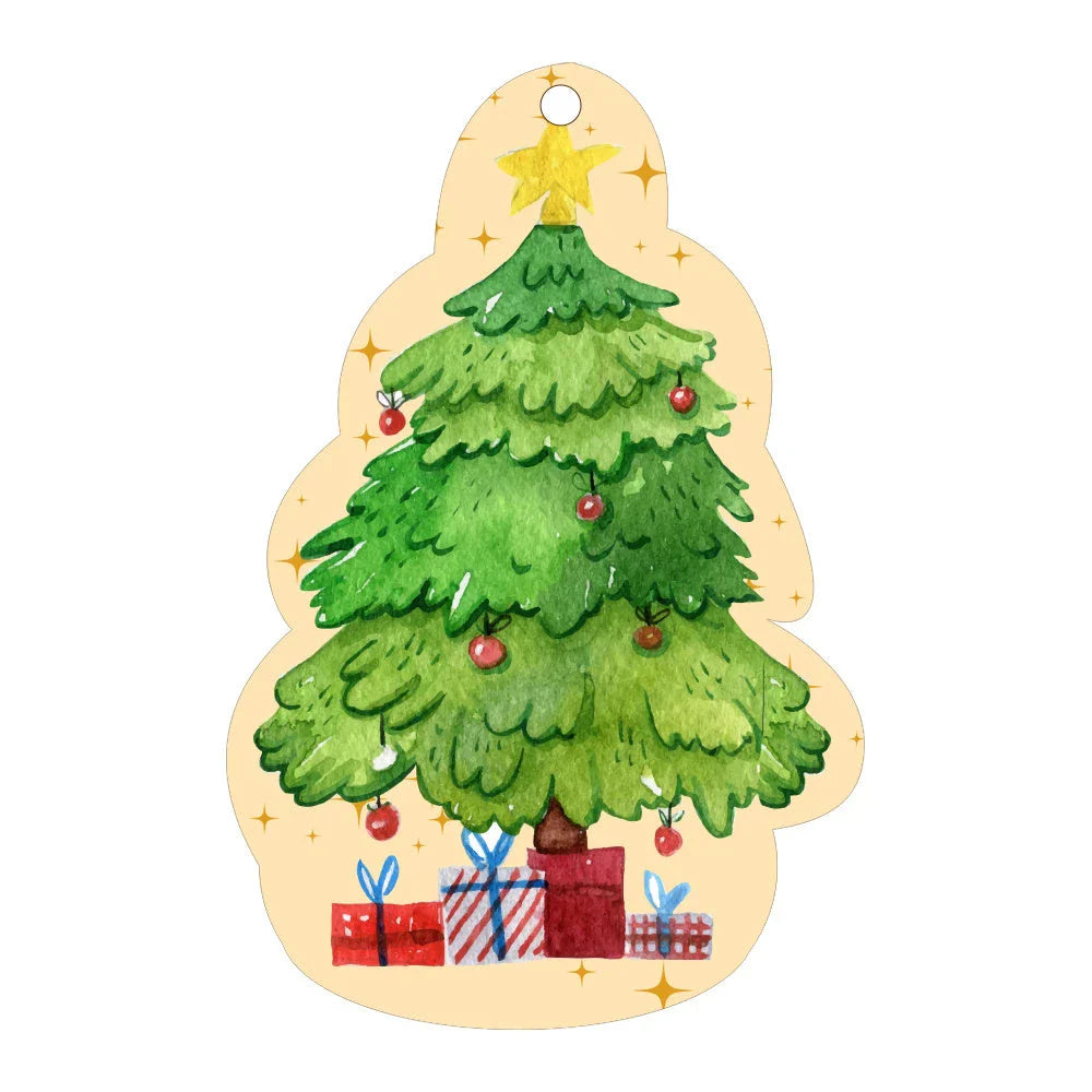 Christmas car ornament pendant in various festive designs and styles