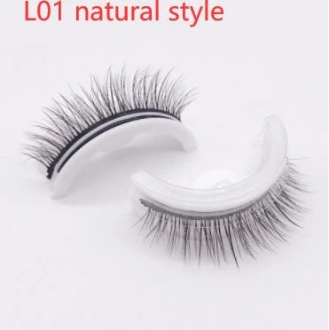 Glamorous 3D mink-inspired false eyelashes in various styles and packaging