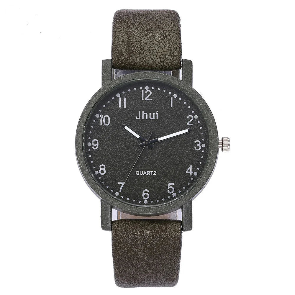 Elegant quartz ladies watch with a simple, minimalist dial design in various classic color options