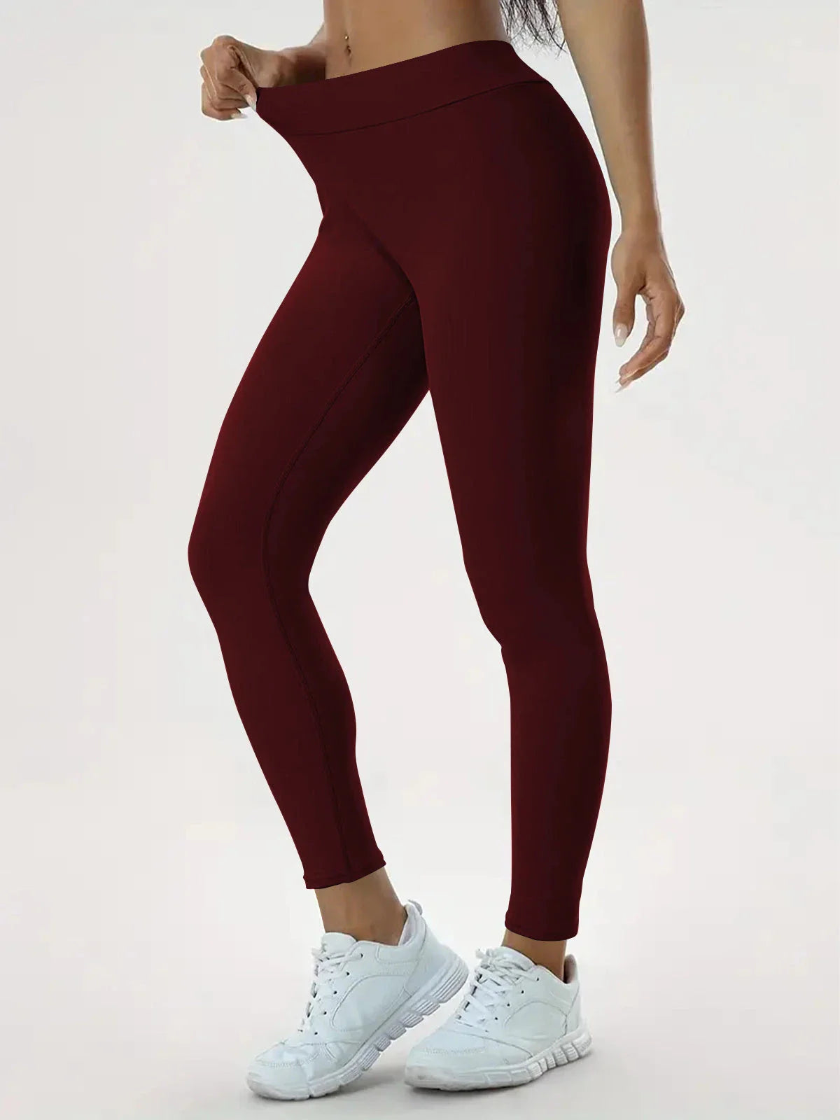 Women's high-waist yoga pants in various vibrant colors designed for comfort and style