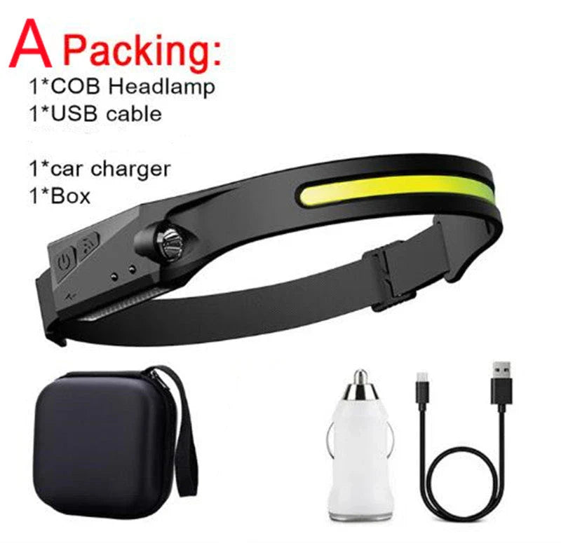 A versatile LED headlamp with a wide-angle beam, long-range side lighting, and hands-free operation for outdoor adventures