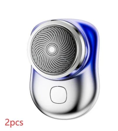 Compact, cordless electric razor with premium aluminium body and powerful 6,600 rpm motor for a smooth, painless shave
