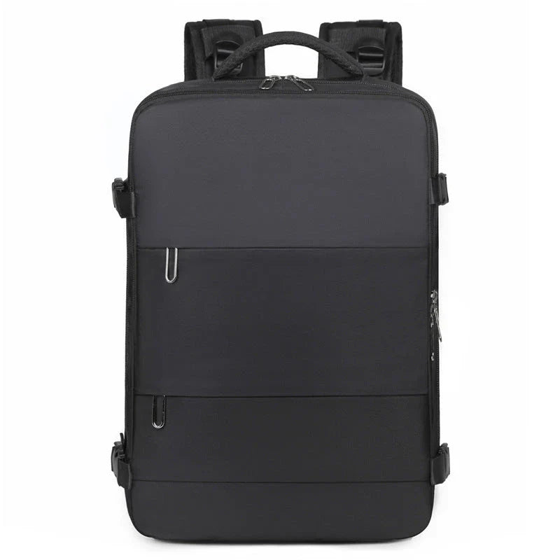 Versatile travel backpack for women with large capacity, waterproof design, and organized interior compartments