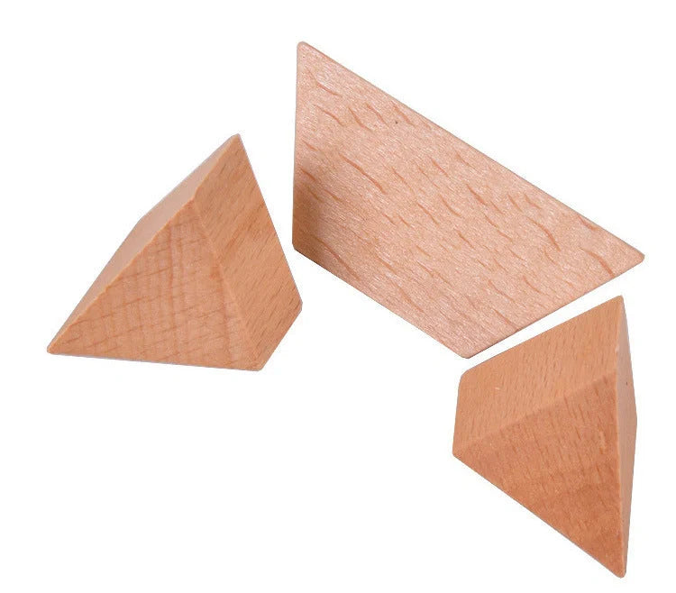 Wooden Kongming Lock Puzzle: A captivating toy that showcases the ingenious craftsmanship of ancient Chinese architecture