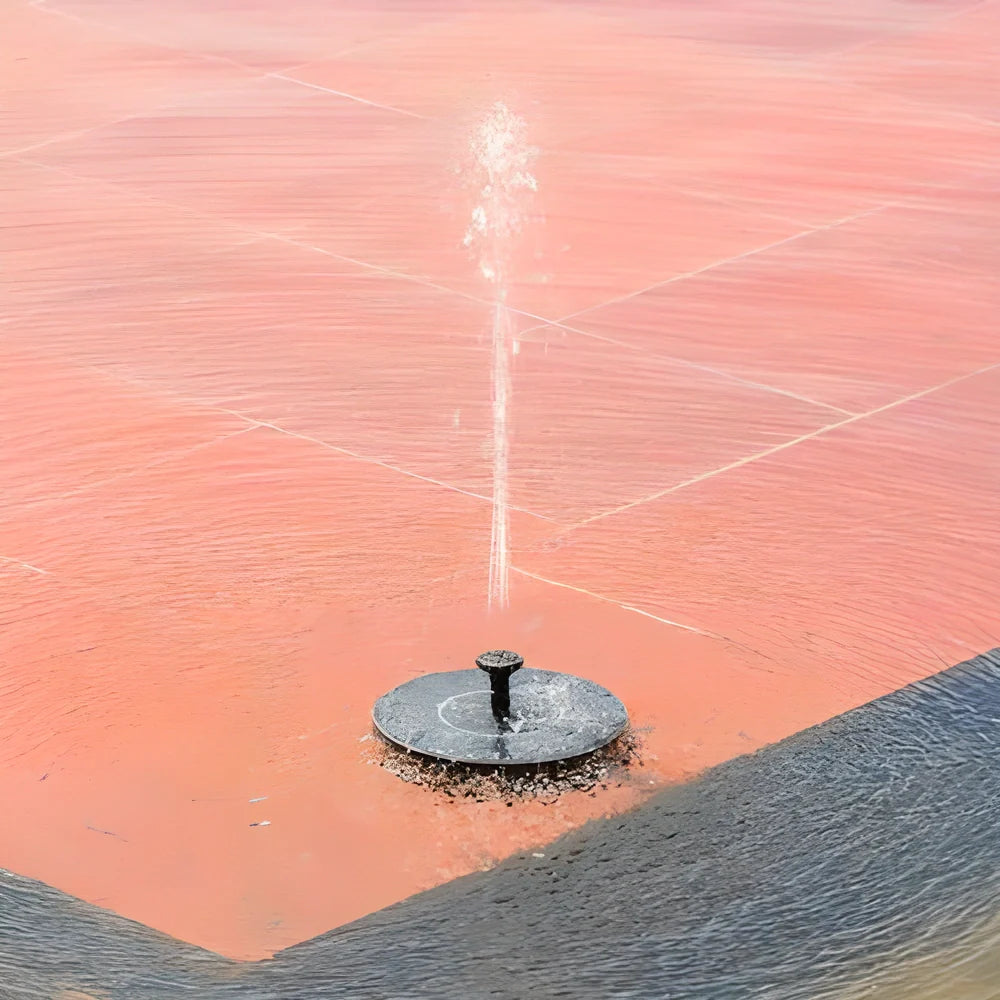 Solar-powered bird fountain with customizable water patterns for your garden or outdoor space