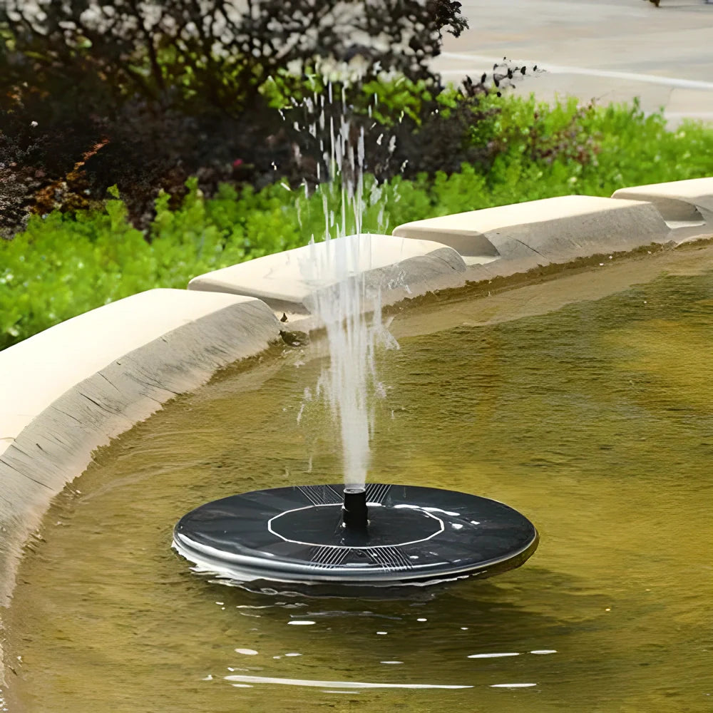 Solar-powered bird fountain with customizable water patterns for your garden or outdoor space