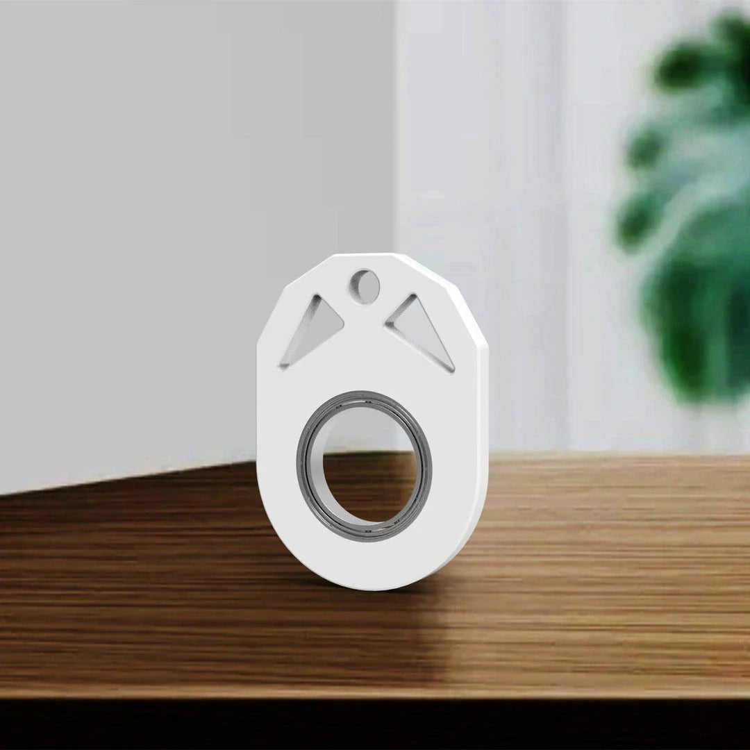 Creative fidget spinner keychain with bottle opener, available in various colours for stress relief and focus improvement