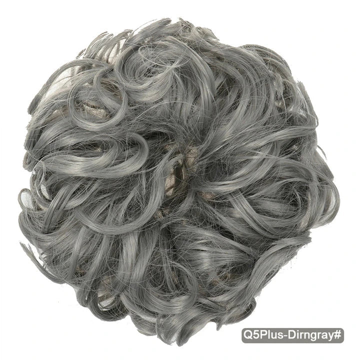 Messy Chignon Donut Hair Bun Pad in Fawn Brown colour, a versatile hair accessory that creates a stylish and effortless bun hairstyle.