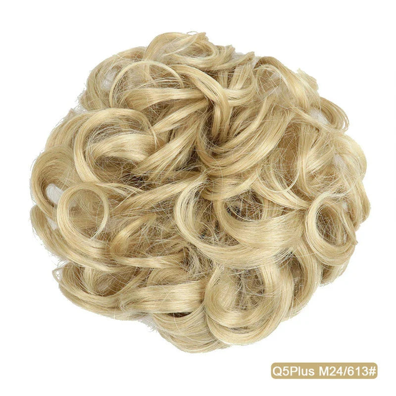 Messy Chignon Donut Hair Bun Pad in Fawn Brown colour, a versatile hair accessory that creates a stylish and effortless bun hairstyle.