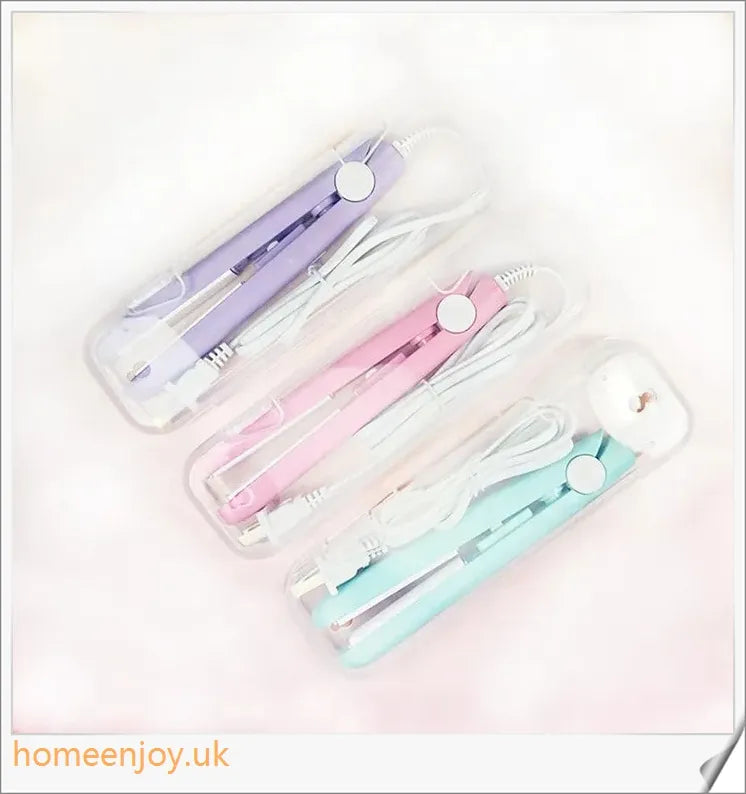 Ceramic Mini Hair Curler with 3D floating plate for creating smooth, silky hairstyles