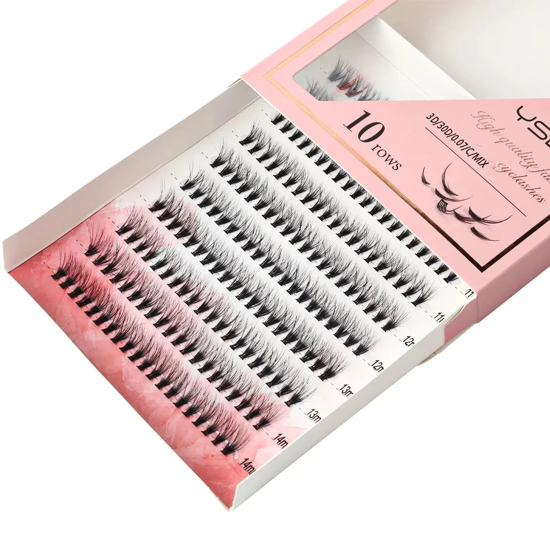 Premium mink eyelash extensions with soft, natural-looking volume and customisable length and thickness options