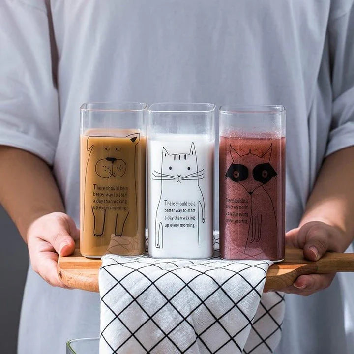 Homeenjoy UK Charming Animal-Themed Glasses for UK Homes