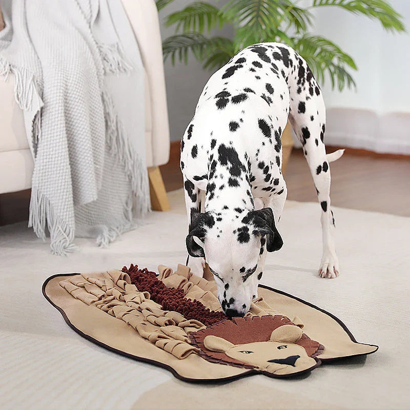 Interactive Dog Snuffle Mat for Mental Stimulation and Anxiety Reduction