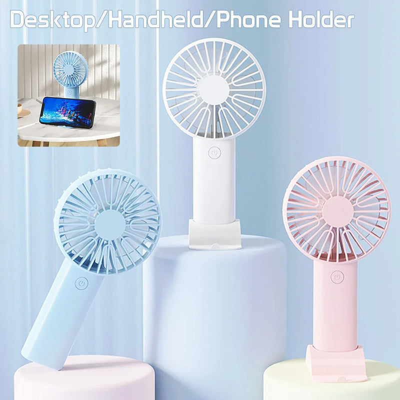 Homeenjoy UK Compact, Cooling Comfort: Mini USB Rechargeable Hand Fan